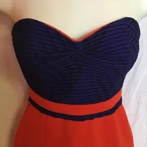 Silence + Noise Urban outfitters bright strapless body con dress thumbnail 8