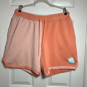 Jordan Jumpman Classics Shorts Men's XXL Orange Pink Two Tone‎ Fleece Basketball thumbnail 1