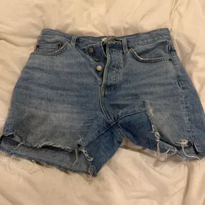 Denim forum THE YOKO MID THIGH SHORT Blue Size 26 thumbnail 4