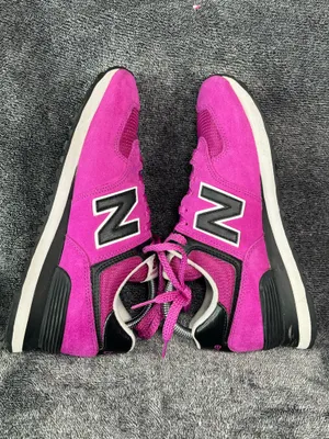 New Balance 574 Classic Women's Size 8 Magenta Pink Purple Suede WL574LSC⁠ thumbnail 6