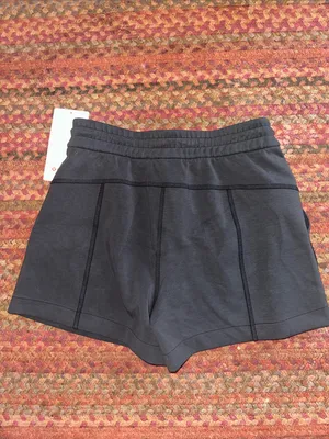 Nwt Lululemon Black Softstreme High Rise Shorts thumbnail 4