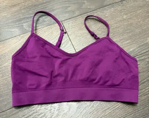 Athleta Women’s Medium Magenta Purple Unpadded Sports Bra thumbnail 1