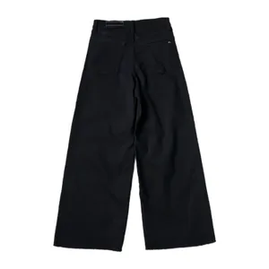 Rag & Bone Serena Full Length Wide Leg Jeans Raw Hem Size 27 thumbnail 4