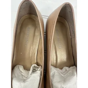 Vtg Karen Scott Floral Flats Women 7.5 Gold Leather Low Heel Dress Shoes Comfort thumbnail 8