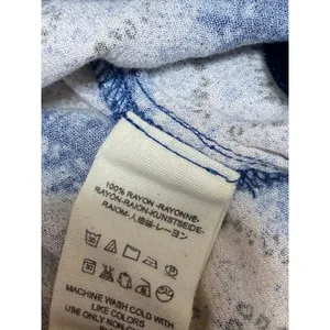 Free People Call On Me Blue Stripe Argyle Sleeveless Tank Blouse Crop Top Size S thumbnail 4