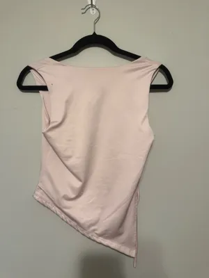 Gaze light pink asymmetrical top thumbnail 2