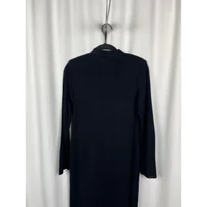 Misook Black Shift Long Sleeve Midi Dress Sz.XS thumbnail 8