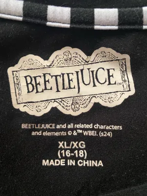 Beetlejuice Chibi Nightgown Sleep Shirt thumbnail 5