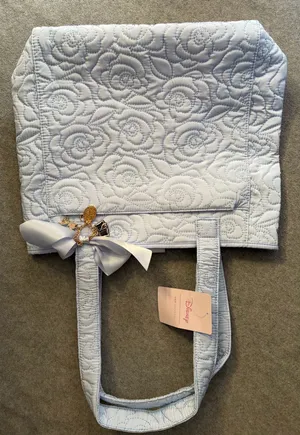 Disney Beauty & The Beast Quilted Roses Tote Bag thumbnail 2
