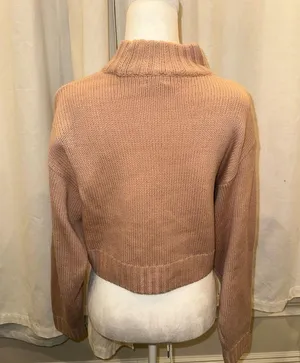 Aritzia Salmon Cropped Sweater thumbnail 3