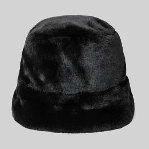 Alo Yoga Faux Fur Bucket Hat Black S/M thumbnail 2