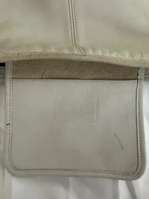 Vintage COACH Maggie Leather Bucket Bag in Rare Bone Ivory Crossbody 0137-039 thumbnail 8