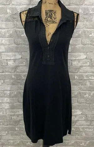 Aventura Black Lack Back Sleeveless Dress thumbnail 1