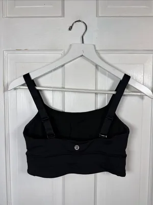 Lululemon Both Ways Sports Bra in Black W2479 Sz 6 thumbnail 3