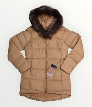 The North Face Womens Dreamer Parkina 600-Down Winter Jacket Almond Butter Sz Xs thumbnail 1