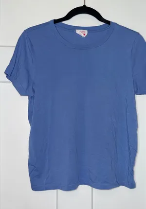 Goldie Solid Blue Short Sleeve Tee thumbnail 1