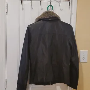 Mossimo Supply Co. BLACK Leather Jacket- Size S thumbnail 6
