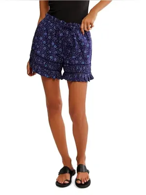 FREE PEOPLE  Cambridge Printed Pull On Short XS thumbnail 7