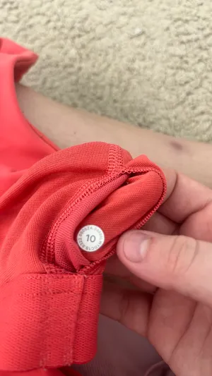 Coral Lululemon Tank Racerback Orange Athletic 12 thumbnail 5