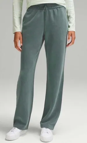 Softstreme Sage Forest Green High-Rise Pant Regular US 6 Casual Rare color 31” thumbnail 1