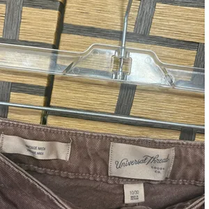 Universal Thread Brown‎ Midi Denim Shorts Size 10/30 thumbnail 4