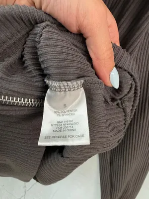 Hippie Rose‎ Juniors' Ribbed Cropped Zip-Up Hoodie, Size S thumbnail 4