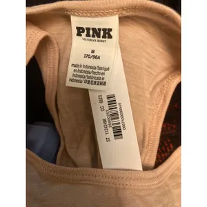 Brand New Victoria's Secret Pink Women's Medium Pink Sleeveless Tank Top thumbnail 4