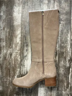 Koolaburra Knee High Suede Boots in Taupe Size 9 thumbnail 11