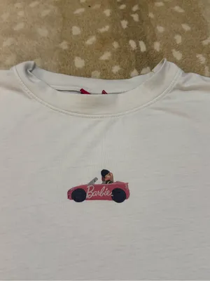 Barbie 1959 Graphic T-Shirt White Oversized Movie Era Short Sleeve Women’s US 18 thumbnail 5