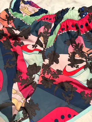 Nike colorful graffiti running shorts  thumbnail 5