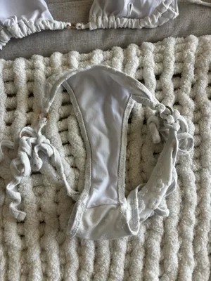white flower womens bikini set thumbnail 3
