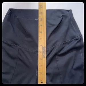 Yogalicious Lux Mia Flare Women S Black High Waist Seamed Yoga Pants thumbnail 4