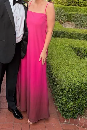 Peppermayo Marianne Maxi Pink Ombre Dress thumbnail 4