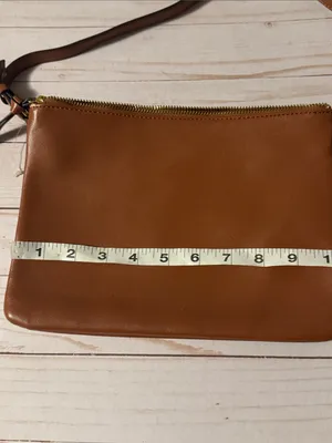 Old Navy Brown Double Compartment Faux Leather Crossbody Bag NWOT thumbnail 9