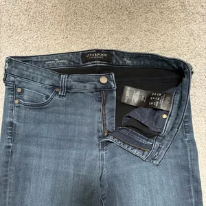 Liverpool Dark Blue Wash The Ankle Skinny Jeans thumbnail 4