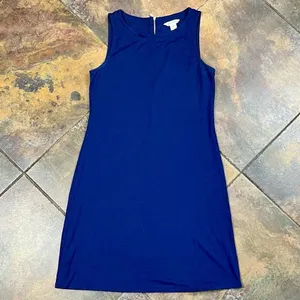 Tommy Bahama Blue Sleeveless Sheath Dress Medium thumbnail 3