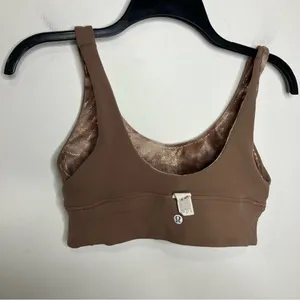 Lululemon align reversible yoga bra metallic shimmery and brown women’s size 8‎ thumbnail 9