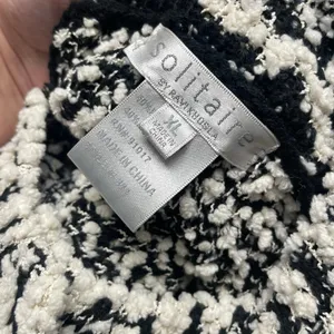 Solitaire by Ravi Khosla Chunky Open Cardigan Soft Boucle Oversize Duster XL thumbnail 2