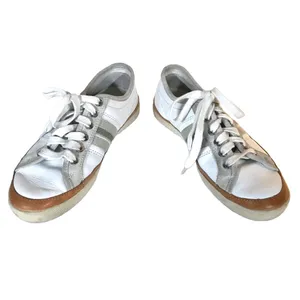 Coach "Brad" White & Gray Suede & Leather Sneakers (7.5) thumbnail 5