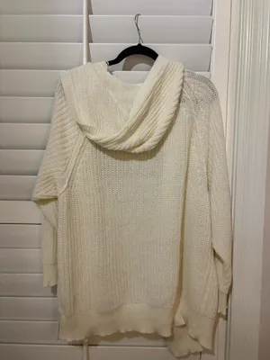 Aeropostale Knit Cardigan Long hooded thumbnail 3