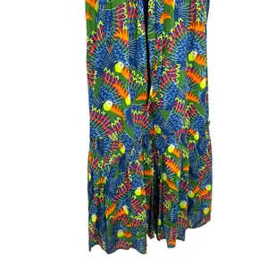 NWT Farm Rio Tropical Print Midi Dress Ruffle Bust Spaghetti Strap Size Small thumbnail 2