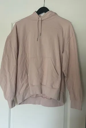 H&M Women's Dusty Pink Hooded Sweatshirt thumbnail 1