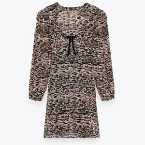 ZARA new with tag ANIMAL PRINT DRESS - med thumbnail 6