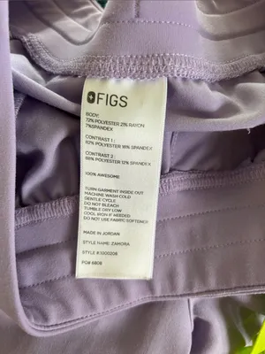 Figs Zamora Jogger Scrub Pant Sz L Purple Nurse Doctor Technical Collection thumbnail 6