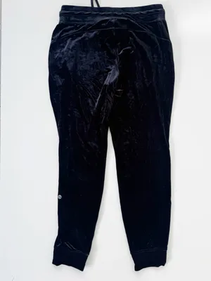 lululemon Ready to Crush High-Rise Velour Joggers size 10 in black thumbnail 5