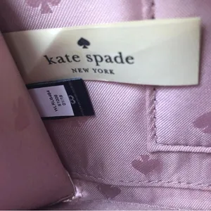 Kate Spade Half Moon Blush Leather Wristlet wallet $129 NEW thumbnail 9