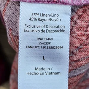 Sofia Jeans by Sofia Vergara linen shorts & Shirt Set L thumbnail 16