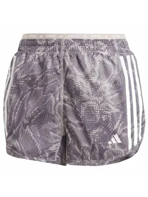 Adidas Own the Run Excite Allover Print AEROREADY Shorts WONDER BEIGE 3" Large thumbnail 4