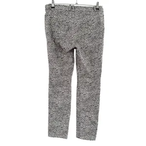Mango Black and Brown Patterned Straight Leg Pants thumbnail 3