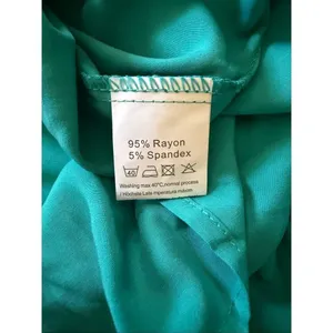 NWT Ekouaer Teal Button Front Long Sleeve Shirt Dress Size XL thumbnail 7